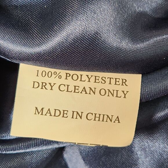 Rated PG by Prom Girl Sparkly Fit & Flare Mini Dress in Dusty Blue Sz 8 NWT - Picture 6 of 10